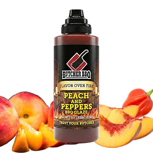 Peach & Pepper BBQ Glaze "Flavor over Fire"