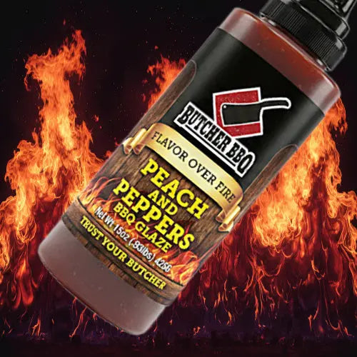 Peach & Pepper BBQ Glaze "Flavor over Fire"