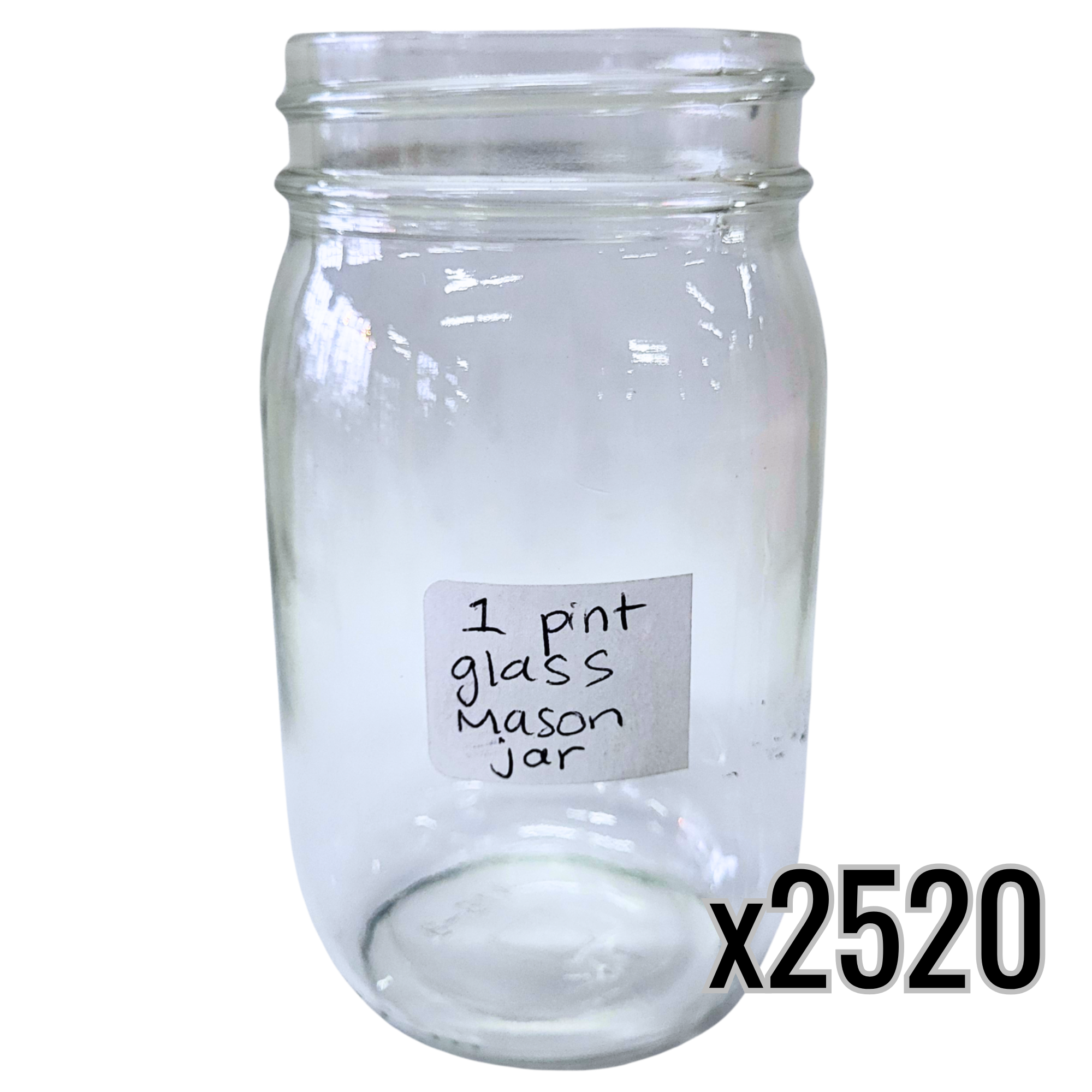 Pint Glass Mason Jar - 16 oz