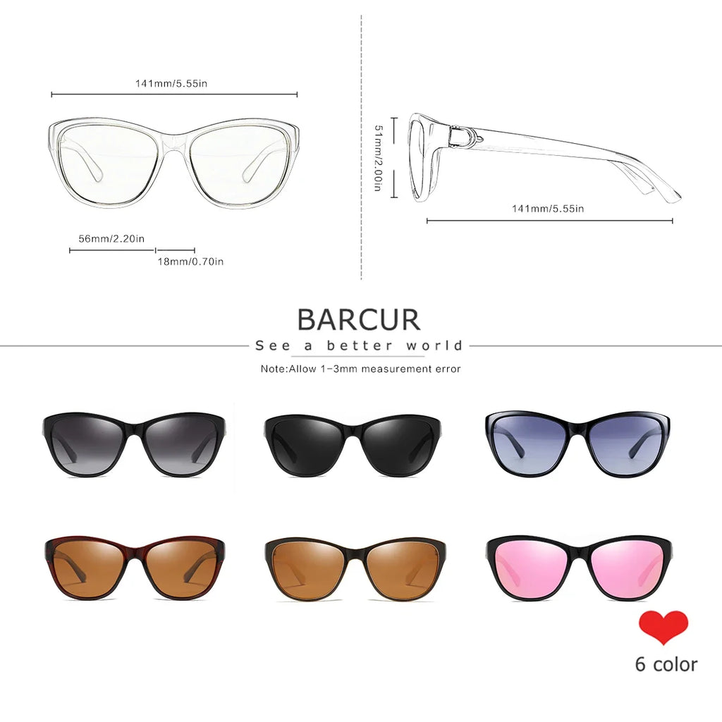BARCUR Polarized Men’s Fashion Sunglasses – Elliptical Gradient TAC Lens with UV400 Protection – Lightweight Stainless Steel Frame Stylish Summer Eyewear for Travel Driving & Outdoor Gift Occasions