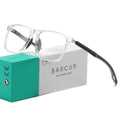 BARCUR Lightweight Sports Reading Glasses for Men & Women – Ultra-Light PC Frame Durable Presbyopia Eyewear with HD Transparent Acrylic Lenses – Comfortable Rectangle Readers for Casual Daily Wear and Outdoor Use