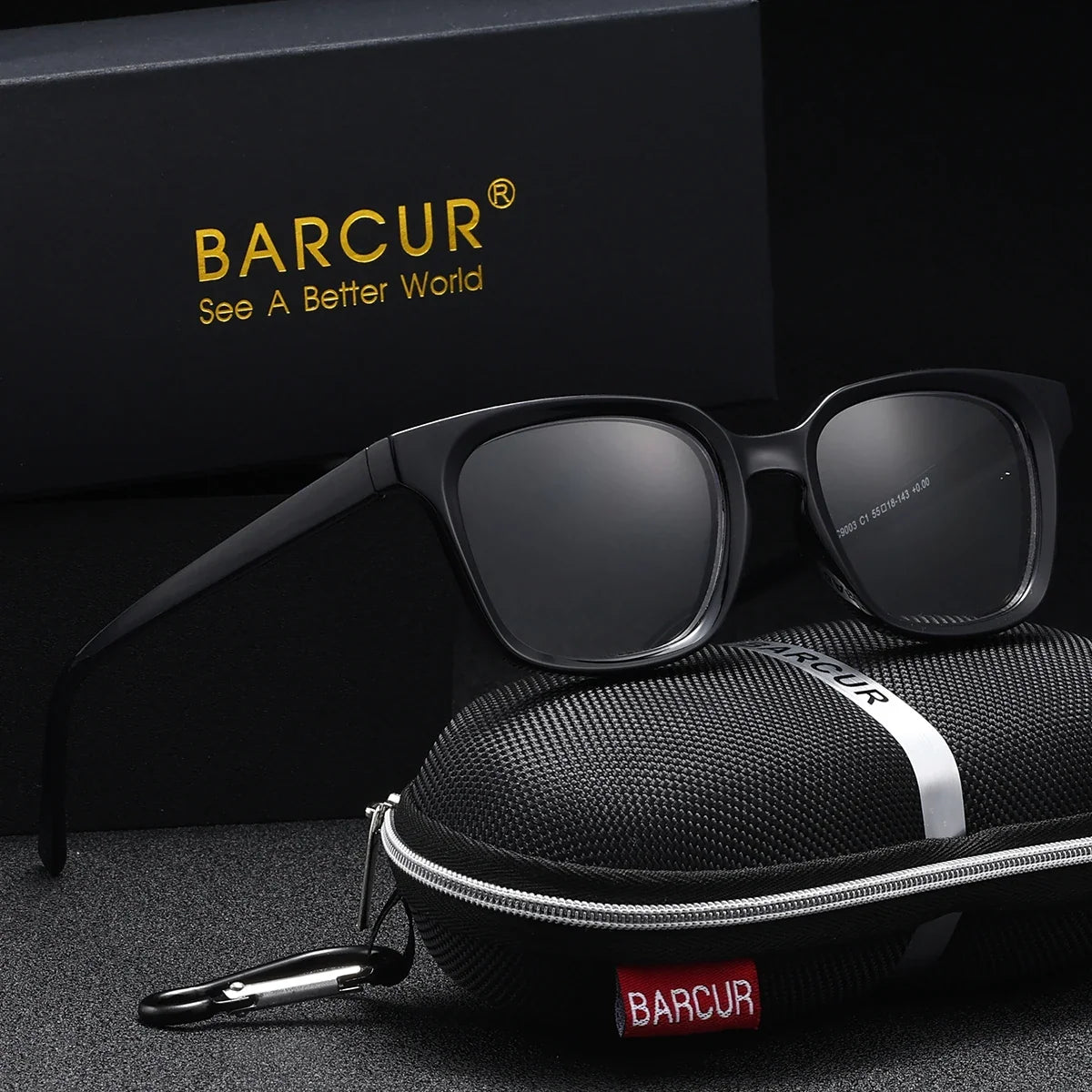 BARCUR Trendy Square Reading Glasses for Men and Women Blue Light Blocking Computer Glasses Clear Lens Presbyopic Readers Stylish Eyewear for Summer Indoor and Outdoor Use