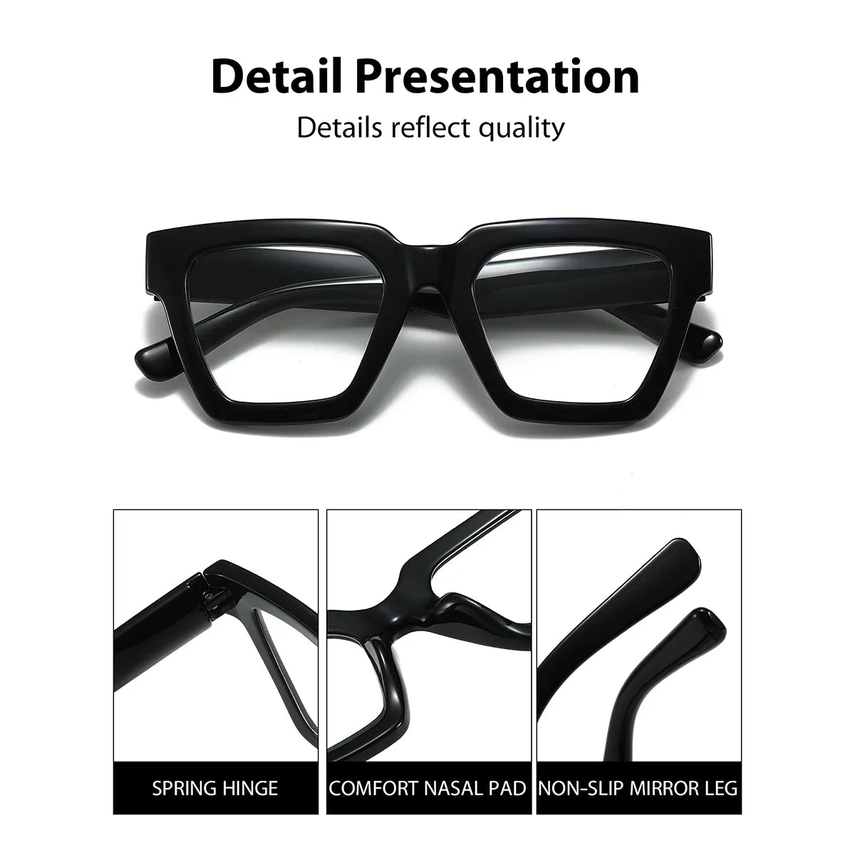 BARCUR Retro Fashionable Unique Leopard Pattern Reading Glasses for Women and Men – Stylish Clear Prescription Eyewear with Fashion Color Options – Trendy Rectangular Presbyopia Glasses with Personalized Gift Box for Daily Use