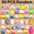 50-5PCS Mochi Squishies Kawaii Anima Squishy Toys For Kids Antistress Ball Squeeze Party Favors Stress Relief Toys For Birthday