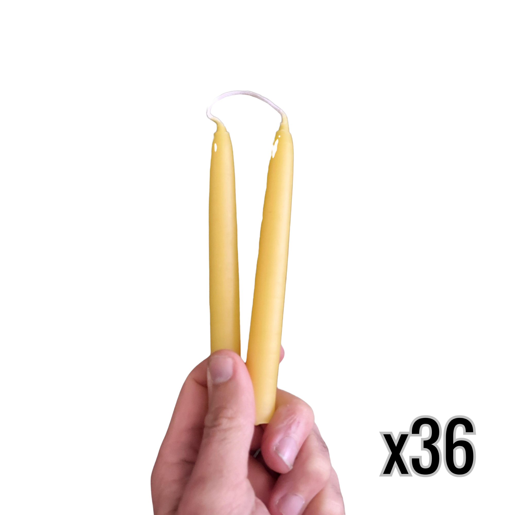 Thin Taper Beeswax Candles