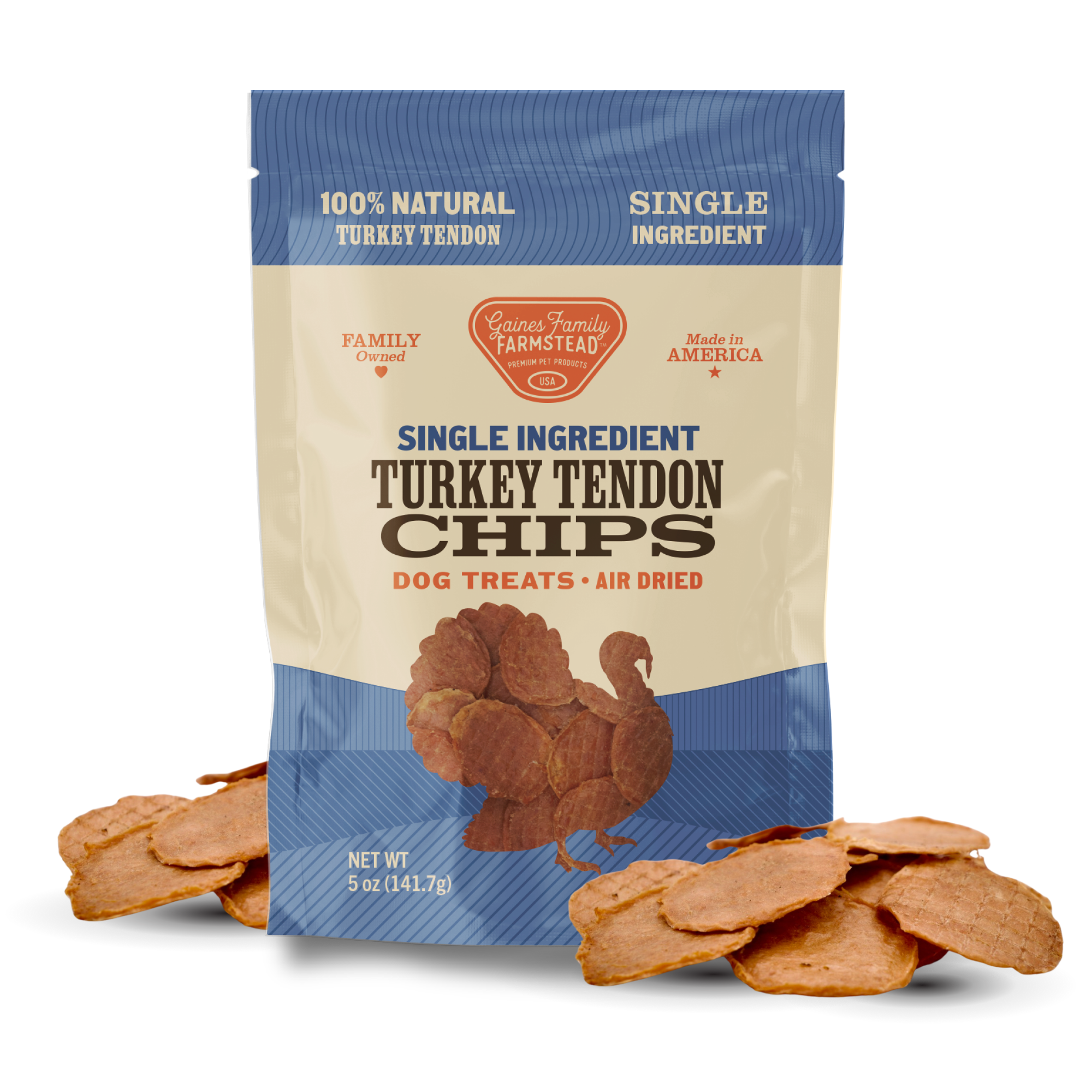 5oz Turkey Tendon Chips
