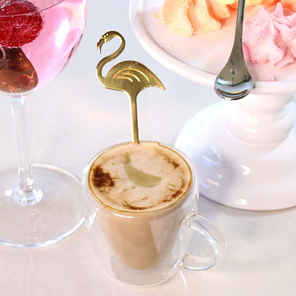 Stainless Steel Flamingo Spoon