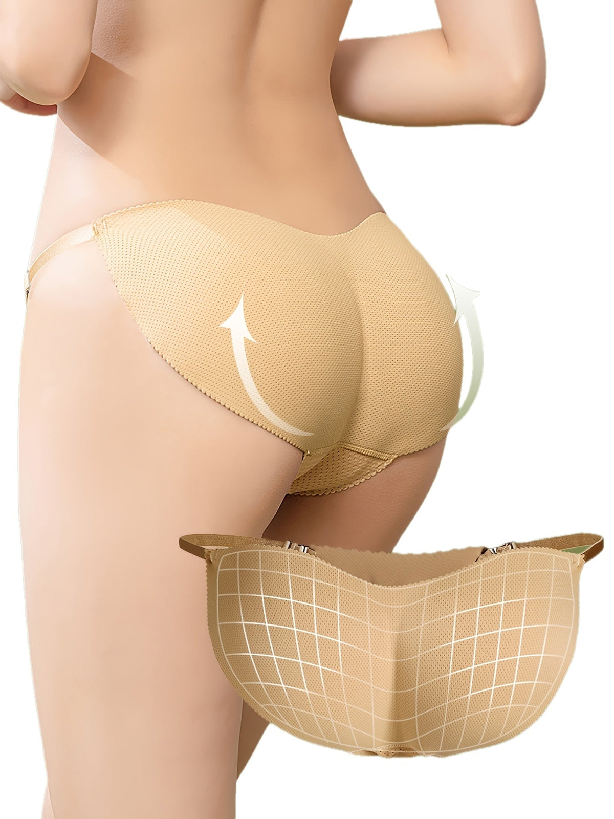 Invisible Boost Fake Butt Lifting Bikini Panties for Women – Ultra-Thin Breathable and Seamless Women's Lingerie for Natural Enhancement and All-Day Comfort