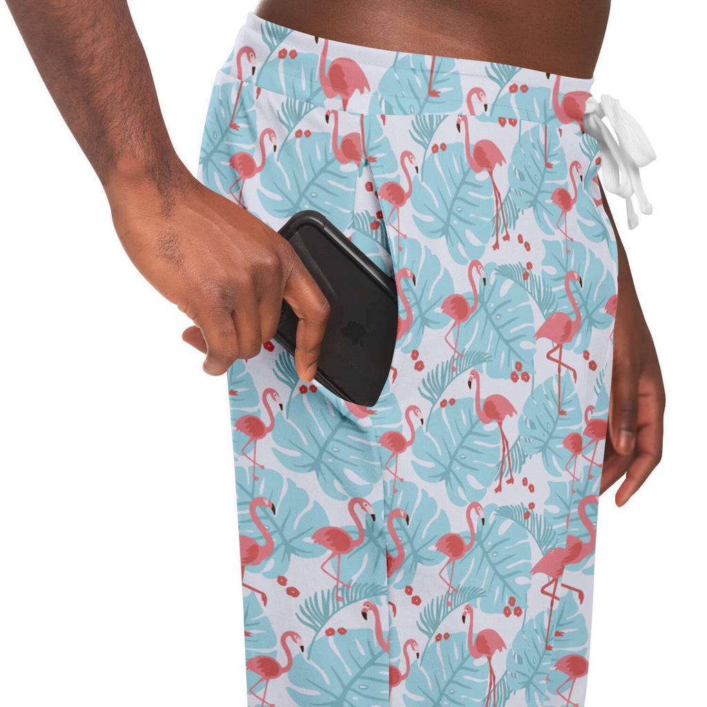 Flamingo Blue Floral Joggers