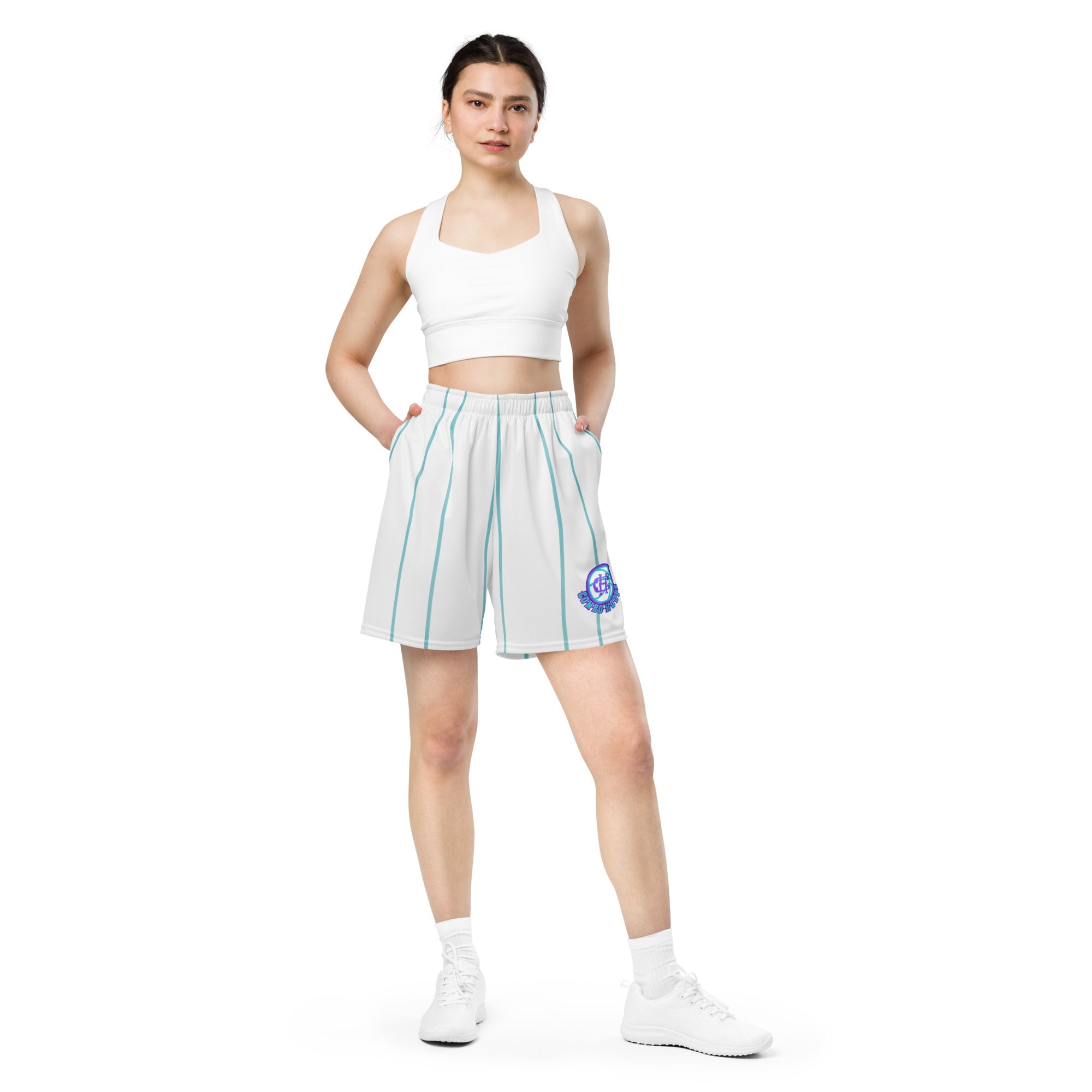 NHCH Striped Basketball shorts