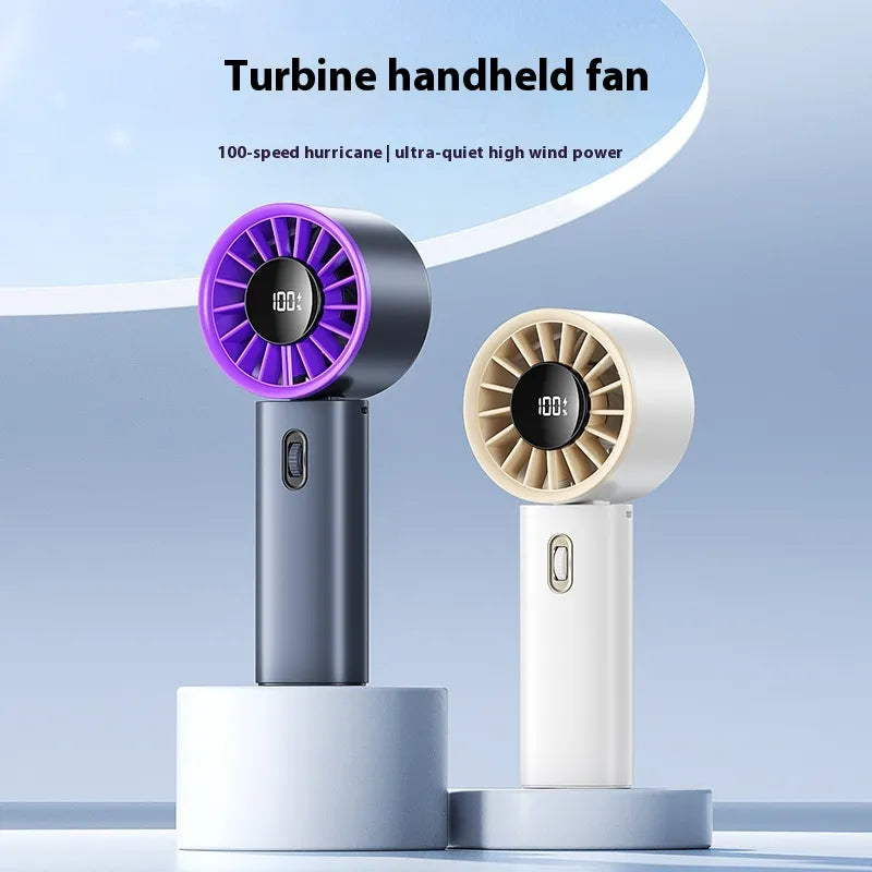 Compact Turbine Fan – Rechargeable