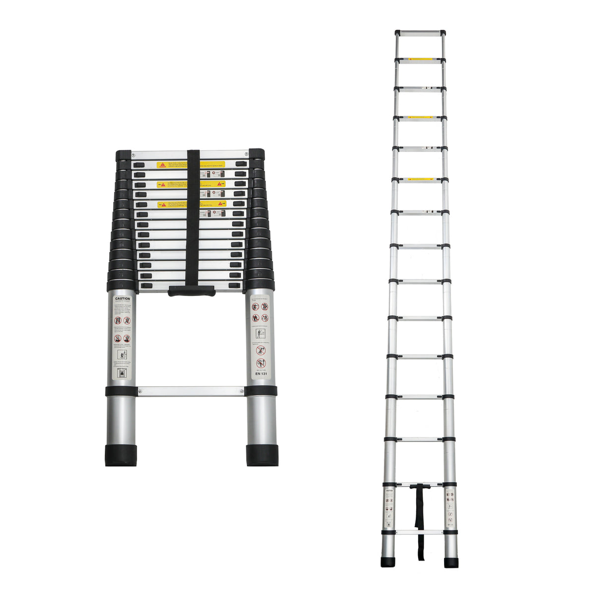 Telescoping Ladder 14.5FT - Multi-Purpose Aluminum Folding Ladder