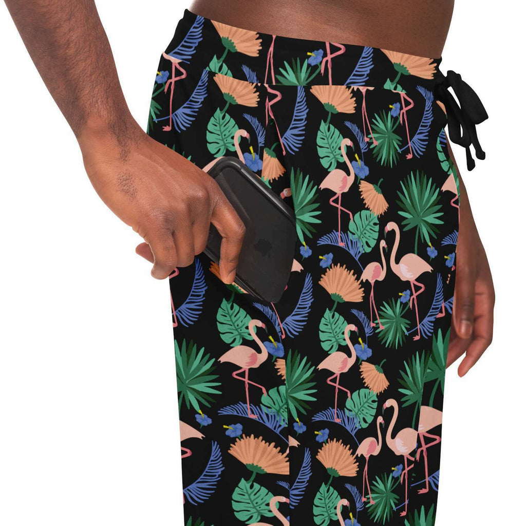 Flamingo Exotic Floral Joggers