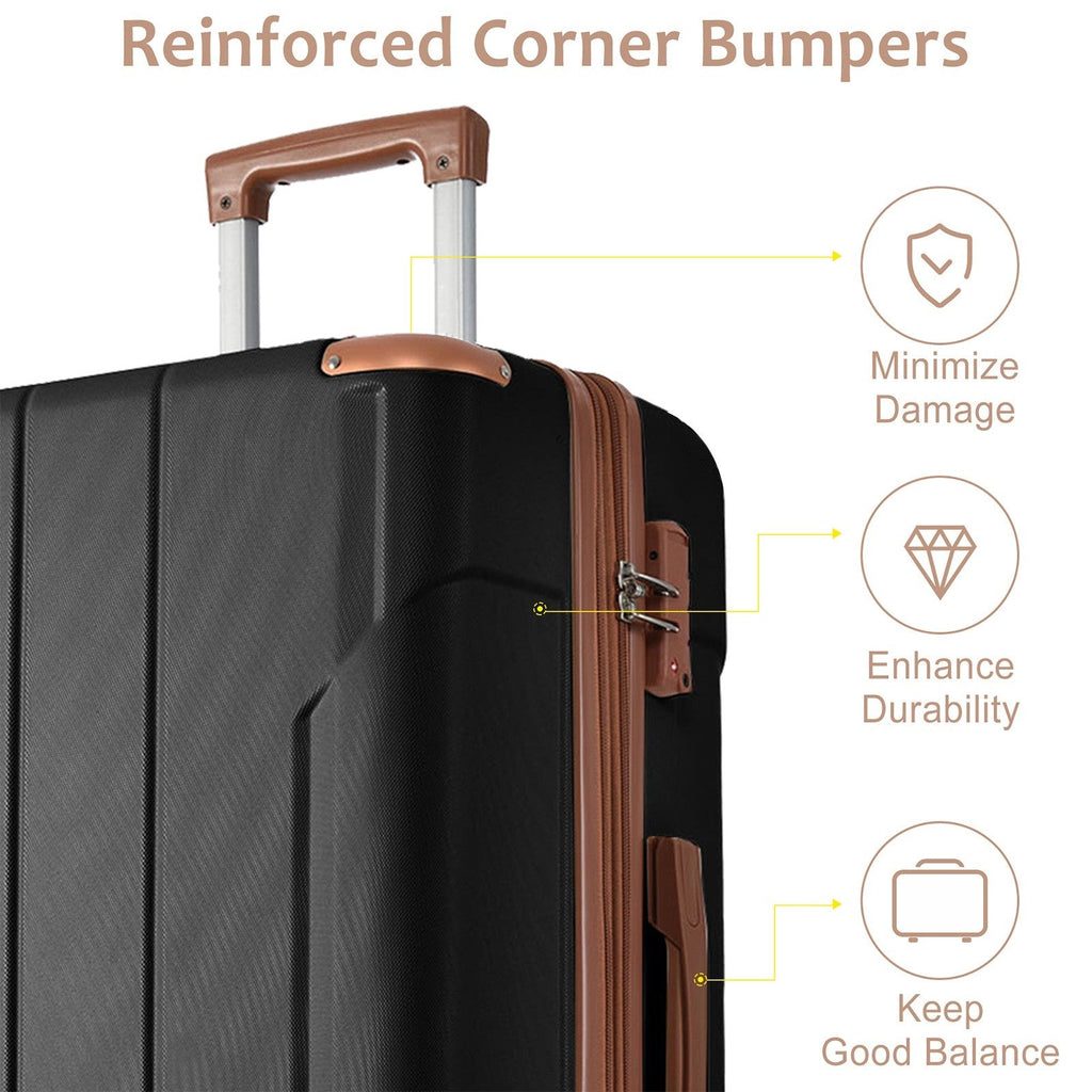 24 Inch Lightweight Durable ABS Hardshell Luggage
