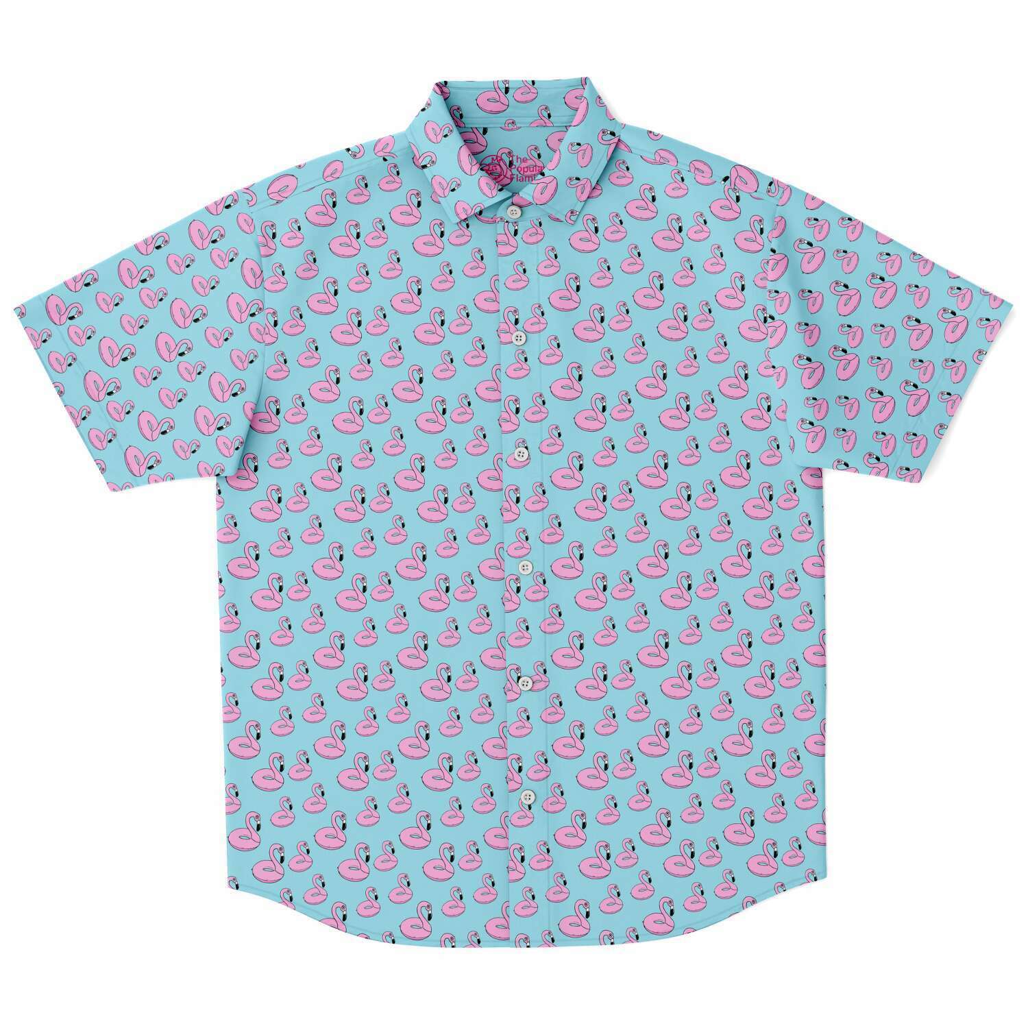Flamingo Floatie Hawaiian Shirt