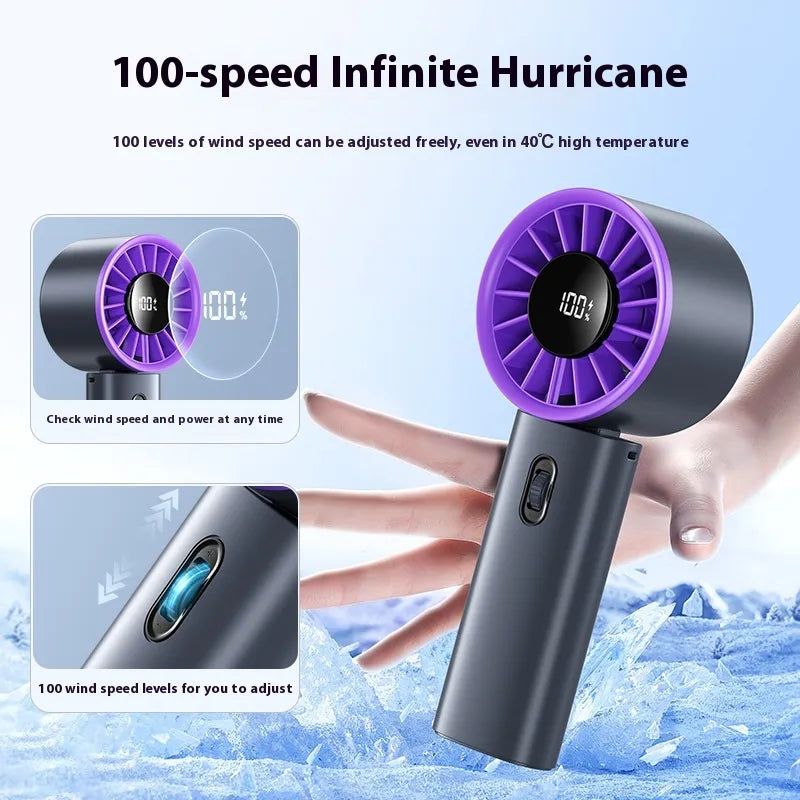 Compact Turbine Fan – Rechargeable