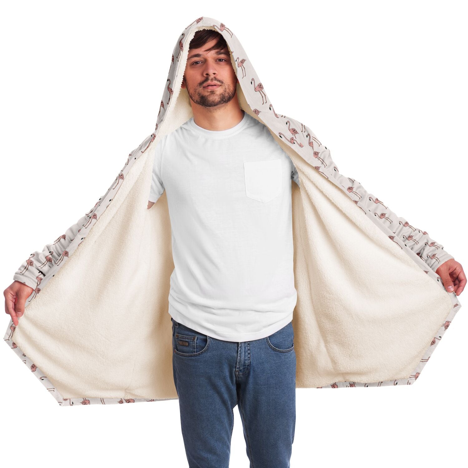 Classic Flamingo Cloak Hoodie