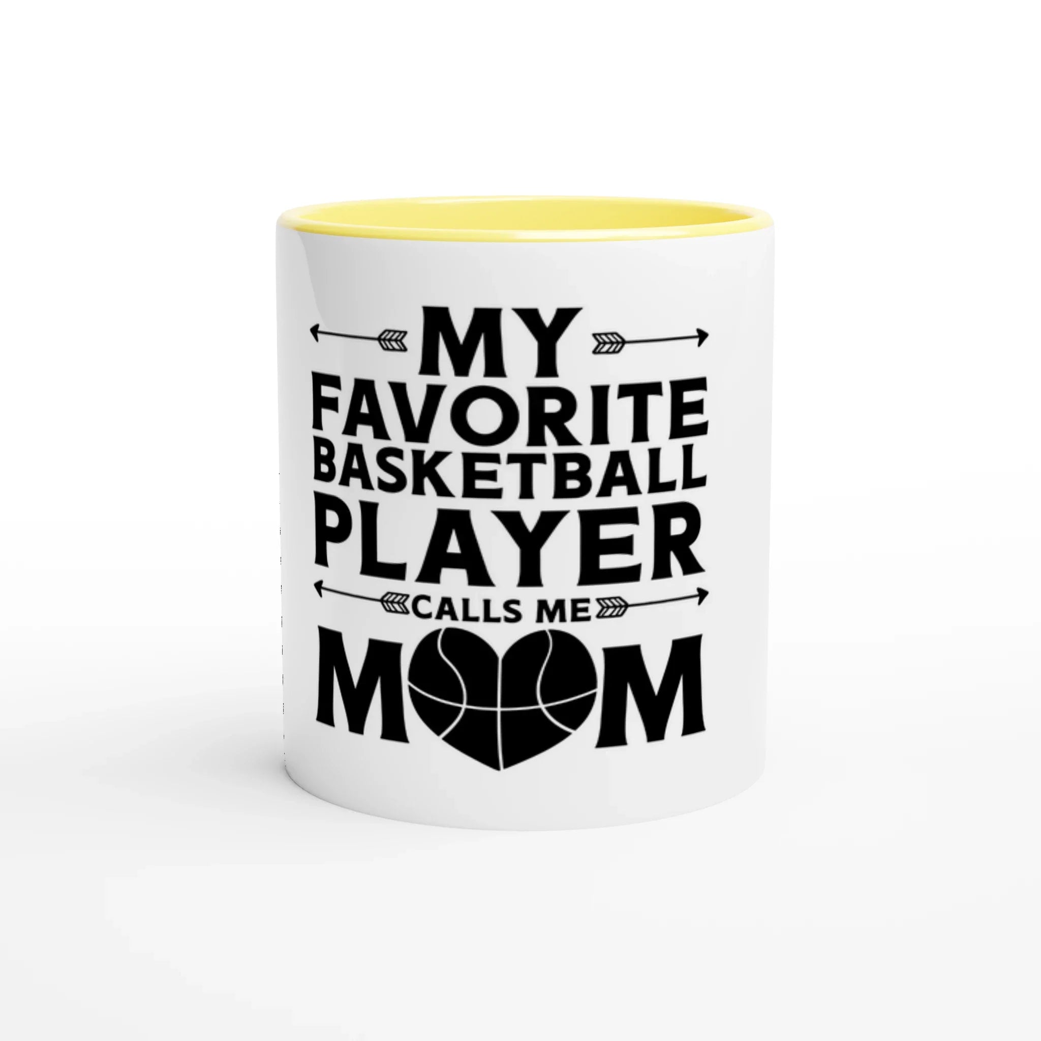 NH Combo Hoops Basketball Mom Mug - 11oz Ceramic Coffee Cup with Vibrant Design