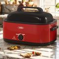 26-Quart Electric Roaster Oven with View Lid and Rack