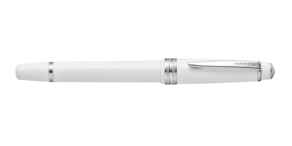 Bailey Light™ Polished White Resin Medium Nib Fountain Pen