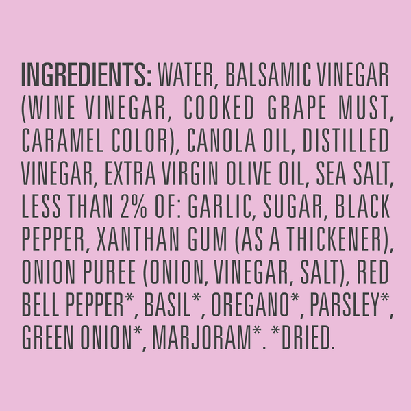 Newman's Own Dressing, Light Balsamic Vinaigrette