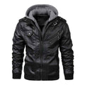 WTN Men's PU Leather Biker Jacket – Autumn Casual
