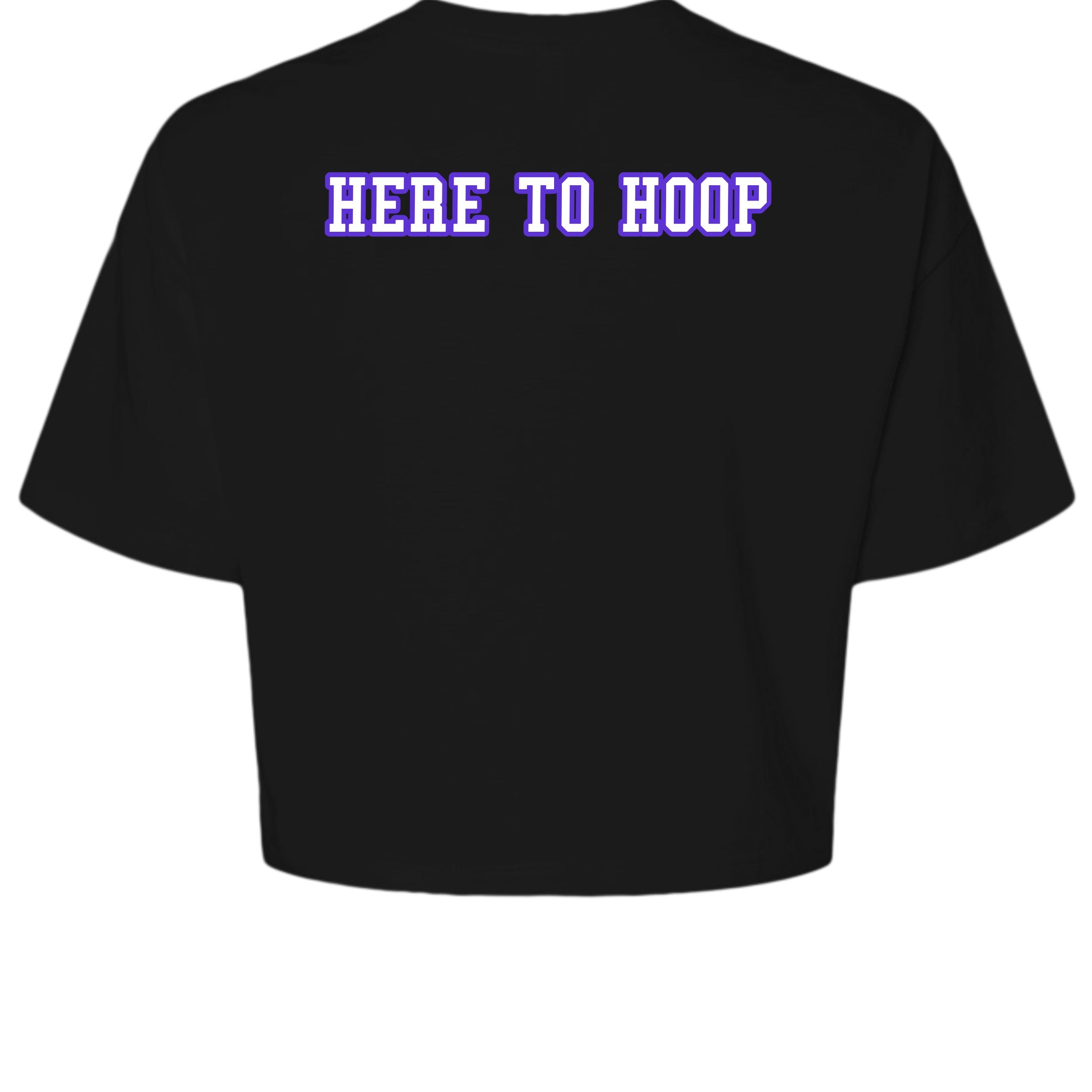 Here to hoop womens crop