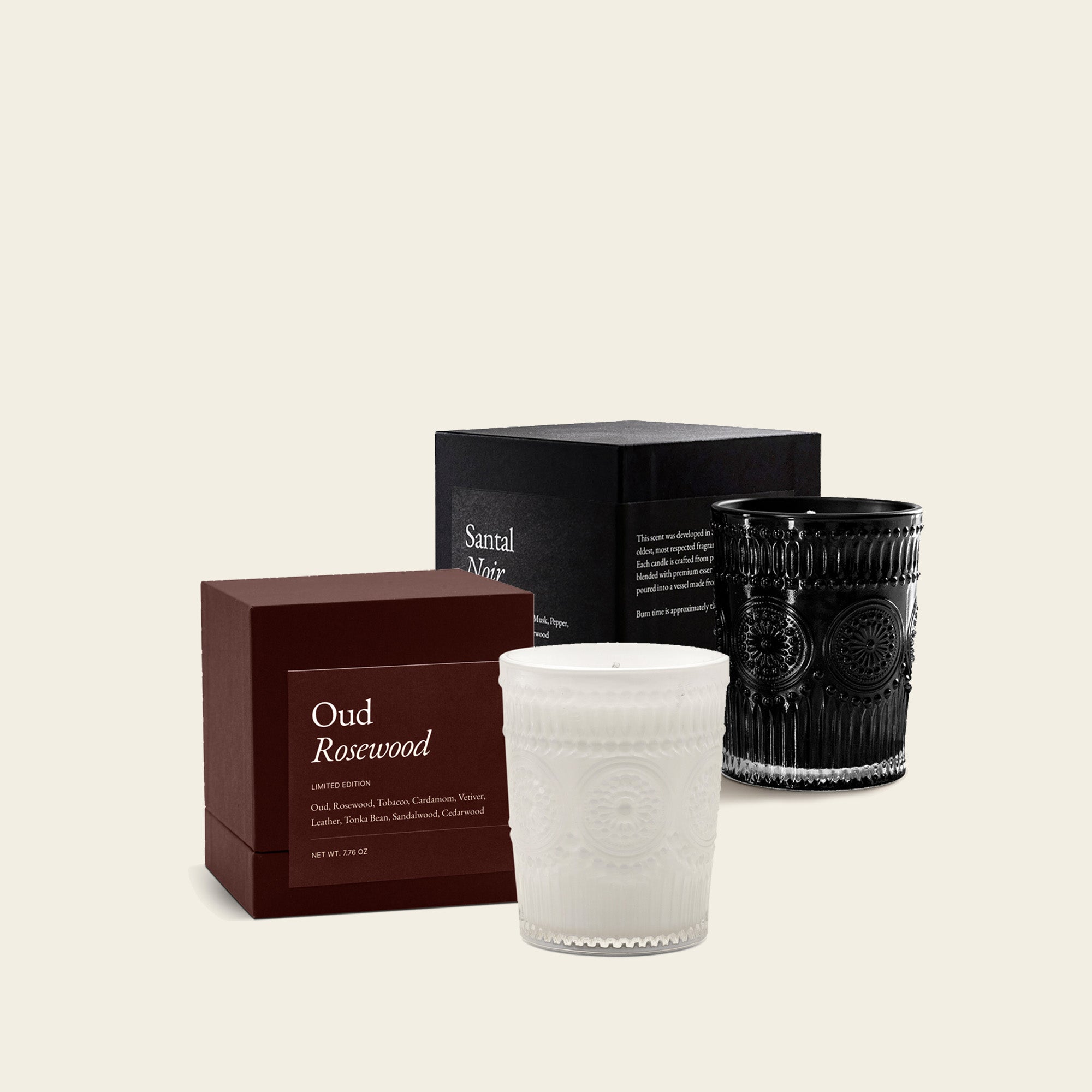 Noir Swiss Scented Glass Candle