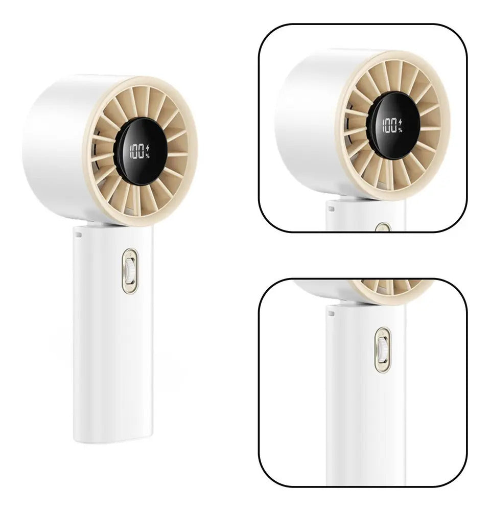 Compact Turbine Fan – Rechargeable