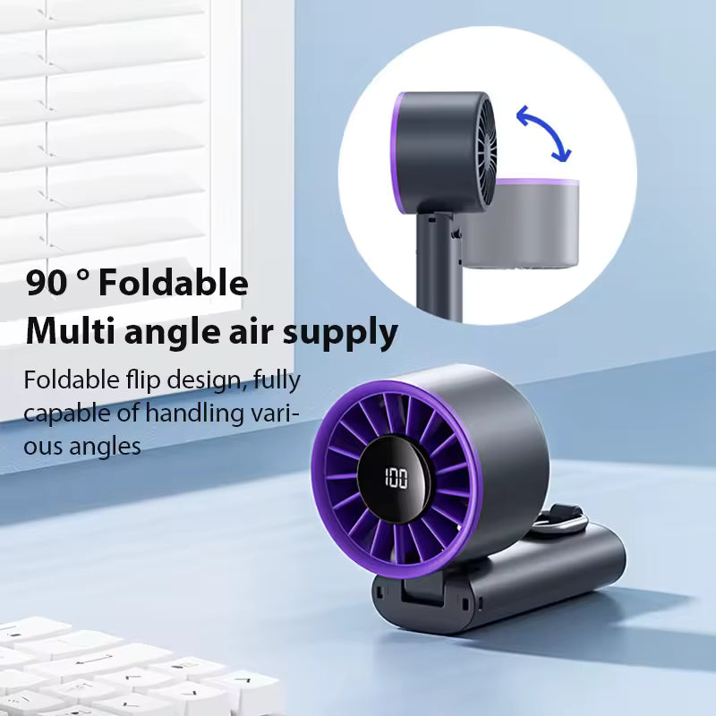 Compact Turbine Fan – Rechargeable