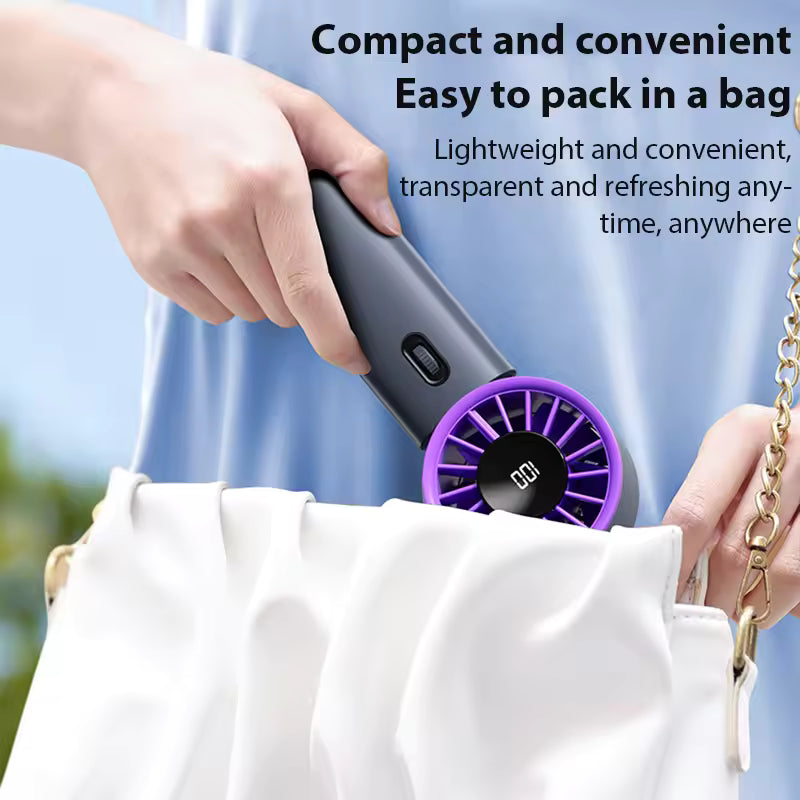 Compact Turbine Fan – Rechargeable