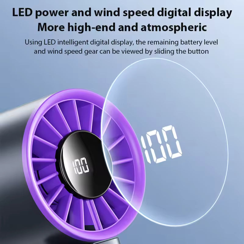 Compact Turbine Fan – Rechargeable
