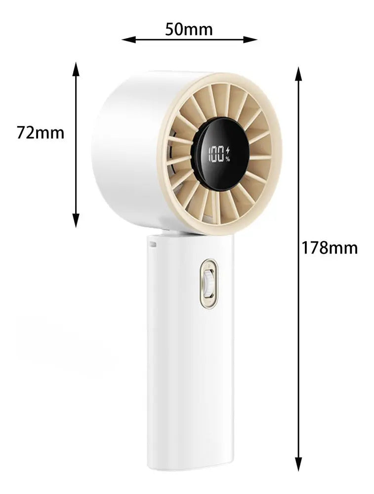 Compact Turbine Fan – Rechargeable