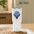 Travel mug with a handle