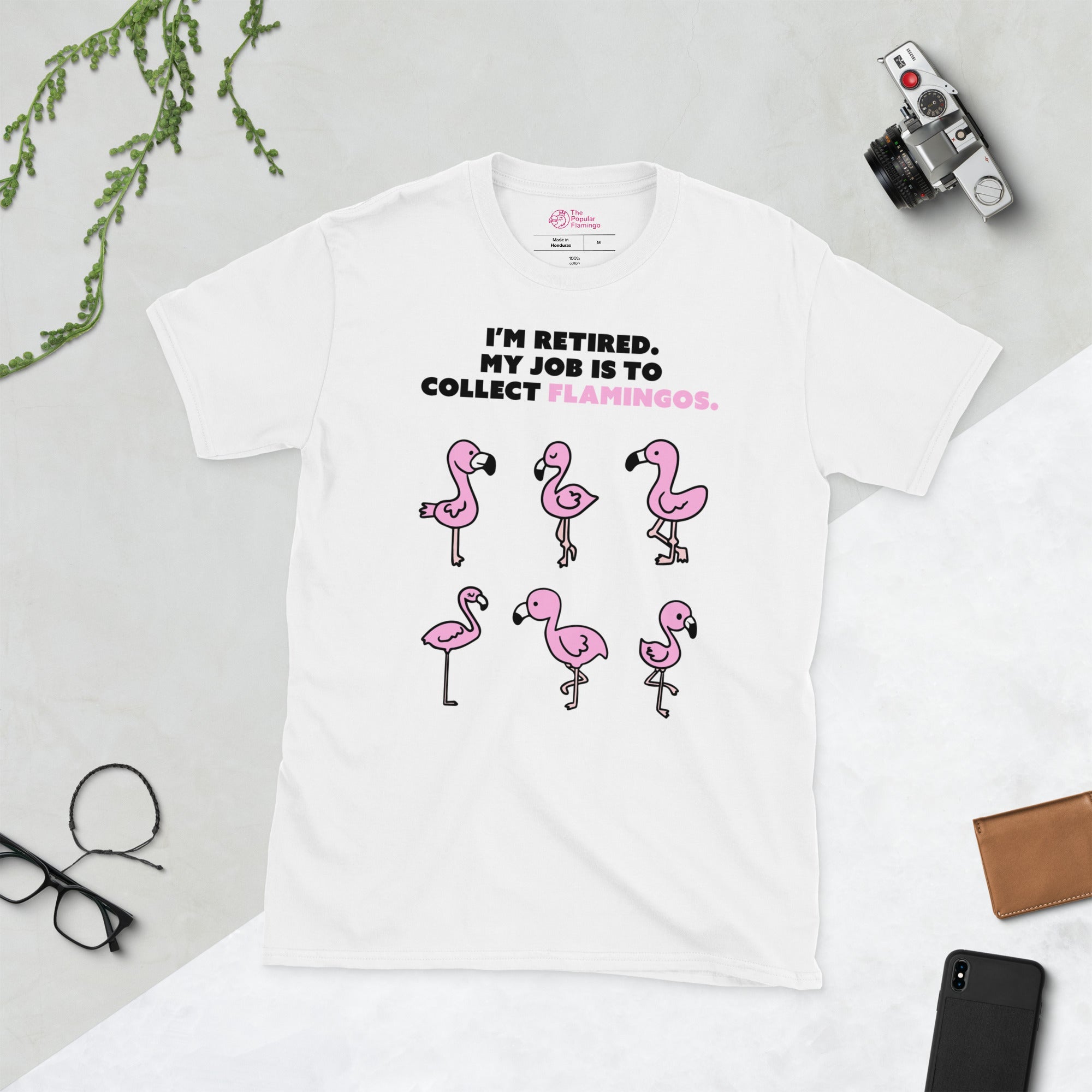 My Job Is To Collect Flamingos T-Shirt