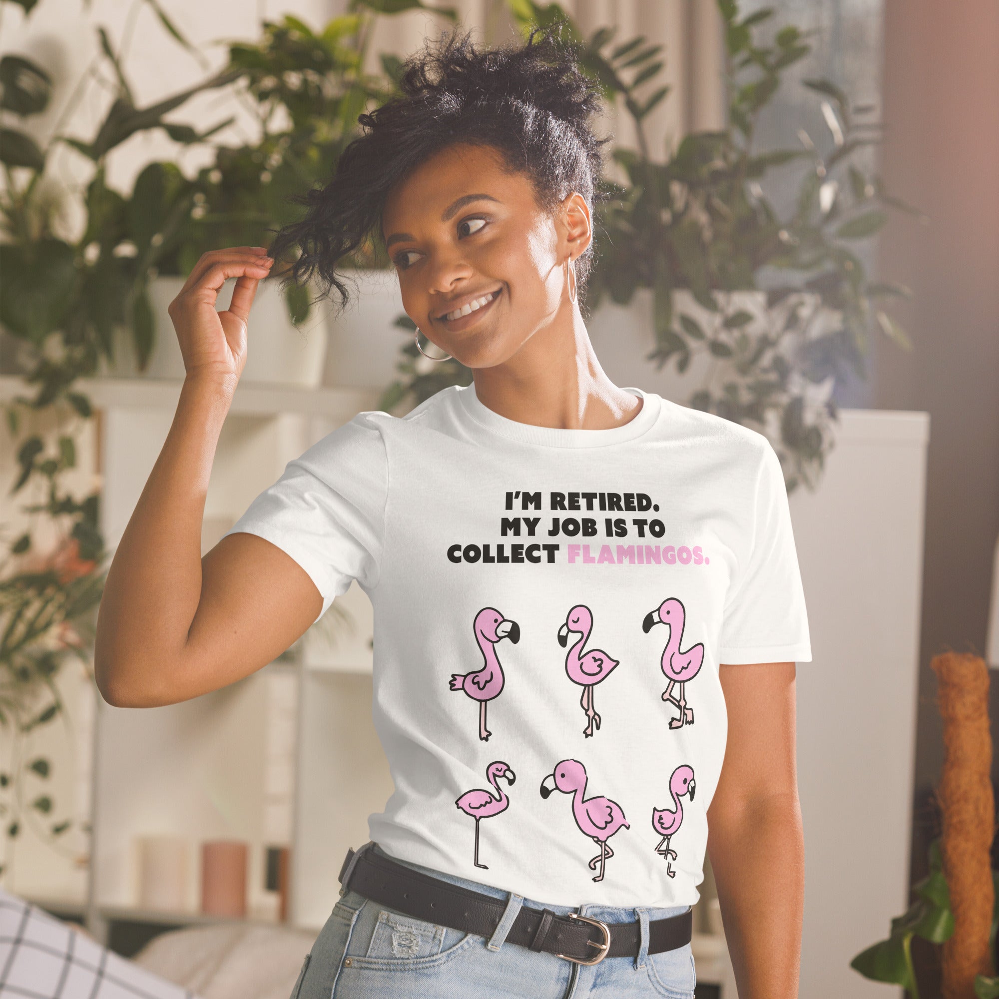 My Job Is To Collect Flamingos T-Shirt